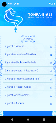 Tohfa-e-Ali Screen 3