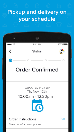 Drop and Dash Laundry Service Screen 2