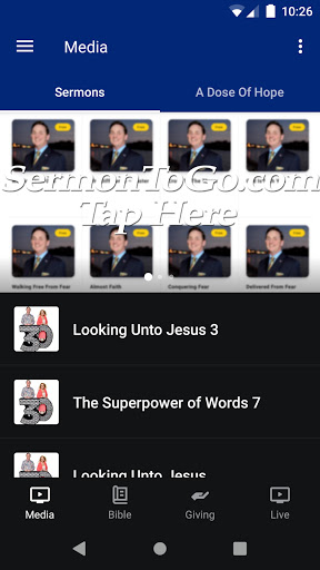 Android application Faith Outreach Church screenshort