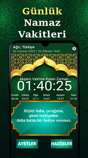 Android application Beyda Ezan Vakti screenshort