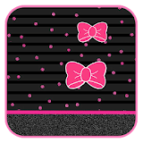 Pink Little Bow Live Wallpaper icon