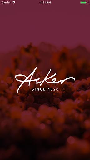 Android application Acker Wines screenshort