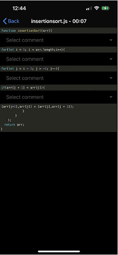 JS StudyBuddy Screen 2
