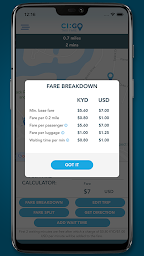 CIGO Taxi Fare