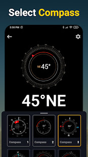Compass - Accurate & Digital Compass for Android screenshots 3