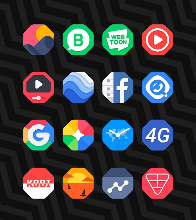 Octagon - Icon Pack - 63 - (Android)