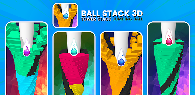 Ball Stack 3D - Tower stack Jumping Ball