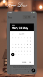 screenshot of Diary app with lock