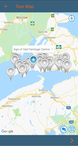 Cliffs of Fundy Geopark Screen 2