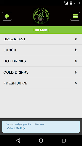 Kirrawees Quick Shot Cafe Screen 3