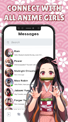 Waifu Call & Chat: Anime Loverのおすすめ画像2