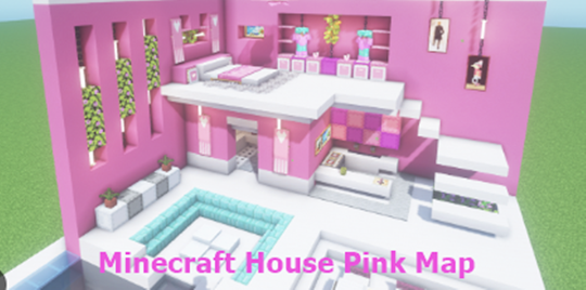 Minecraft House Pink Map