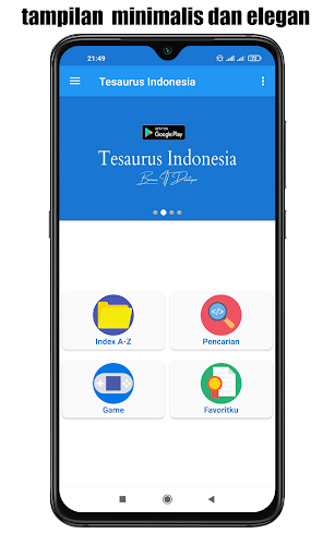 Android application Tesaurus Indonesia Offline screenshort