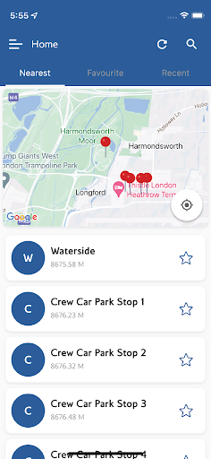 LHR Shuttle Service Screen 2