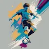 Drawing Game: Color Football icon
