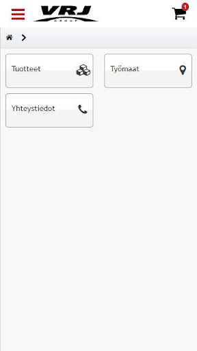 Android application VRJ Kalustonhallinta screenshort
