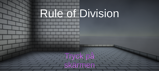 Android application Rule of Division screenshort