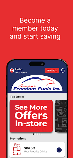 Android application AFF Rewards screenshort