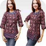 300 Model Baju Batik Wanita Terbaru icon