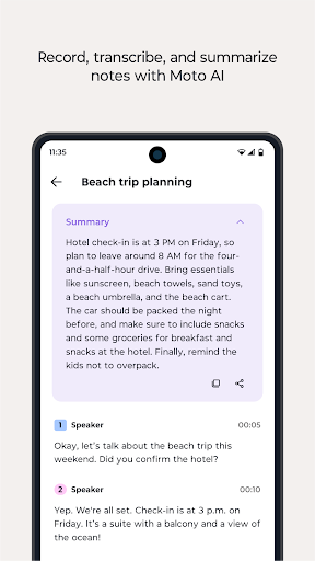Screenshot of Notes