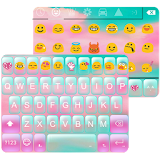 Pink Cloud Emoji Keyboard Skin icon