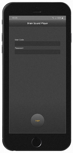 Android application Brain Sound Player screenshort
