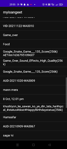 myisangeet Screen 2