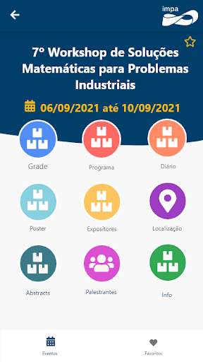 IMPA Eventos Screen 3