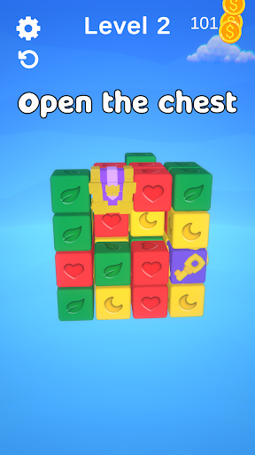 Android application Match Away 3D Cube screenshort