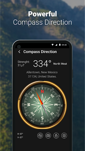 Android application Compass - Compass Direction screenshort