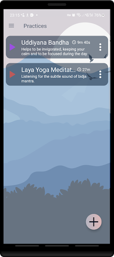 Practice Timer Screen 2