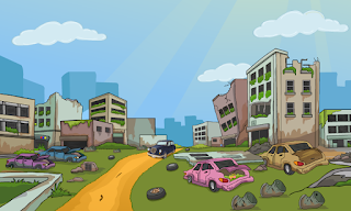 Car Escape From Dilapidated Ar - Screenshot 2