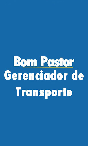 Android application Gerenciador de Transporte BP screenshort
