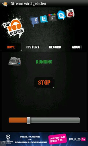 Android application Top100Station screenshort