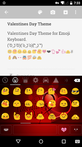 Valentines Day Emoji Keyboard