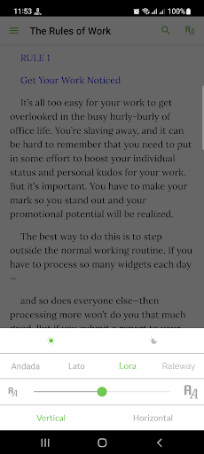 The Rules of Work Screen 3