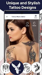 Tattoo Maker- tattoo on photos