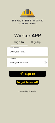 Android application RSW for Workers screenshort