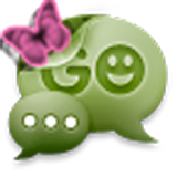 GO SMS - Glitter Butterfly icon