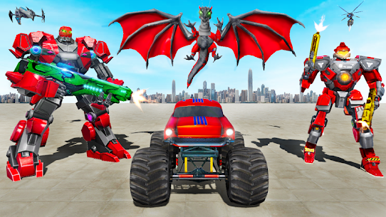 Monster Truck Robot Wars – New Dragon Robot Apk Mod for Android [Unlimited Coins/Gems] 10