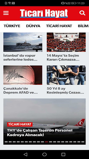 Android application Ticari Hayat Gazetesi screenshort
