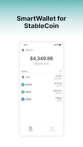 Android application StableWallet screenshort