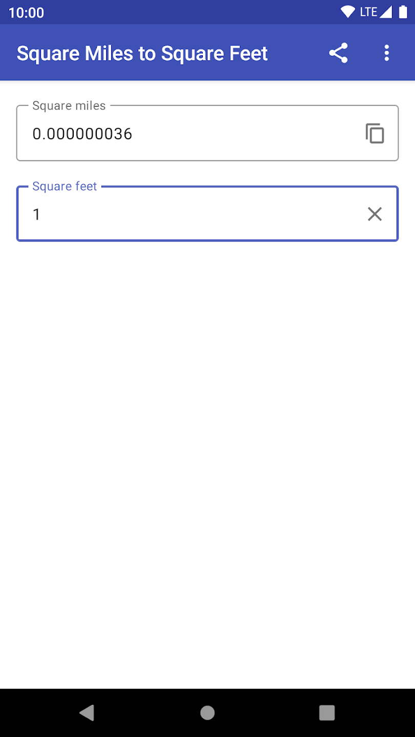  Square Miles To Square Feet 