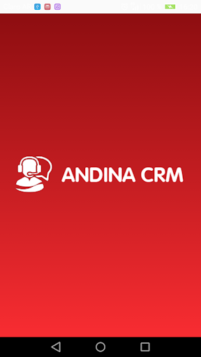 Android application Andina CRM screenshort