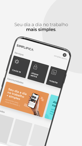 Android application Simplifica screenshort