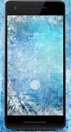 Android application Frozen Screen Lock Screen screenshort