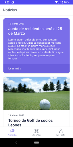 Android application UNDA Guardia screenshort