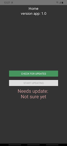 Android application Hello Waraps App screenshort