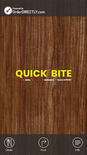 Android application Quick Bite, Berkhamsted screenshort