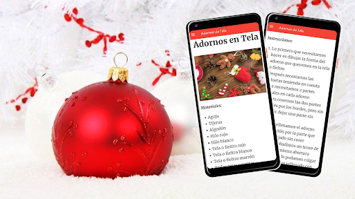 Android application Manualidades de Navidad screenshort